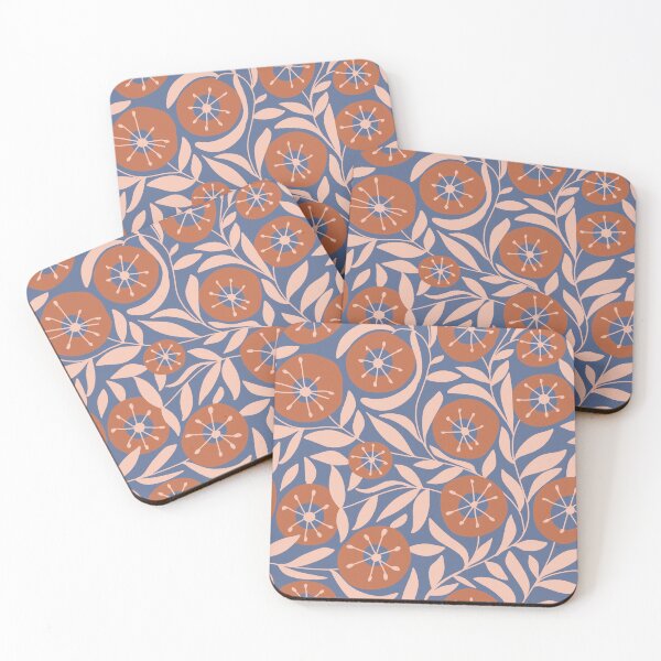 Item preview, Mid Century Marigold Florals designed and sold by aneladesigns.