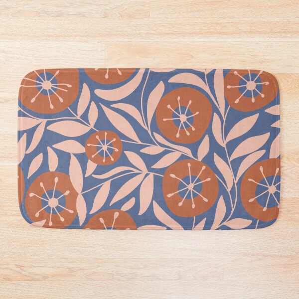 Item preview, Mid Century Marigold Florals designed and sold by aneladesigns.