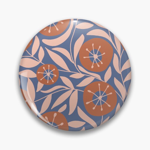 Item preview, Mid Century Marigold Florals designed and sold by aneladesigns.