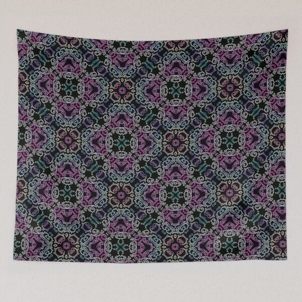 Item preview, neon flourish pattern designed and sold by chambergambit.