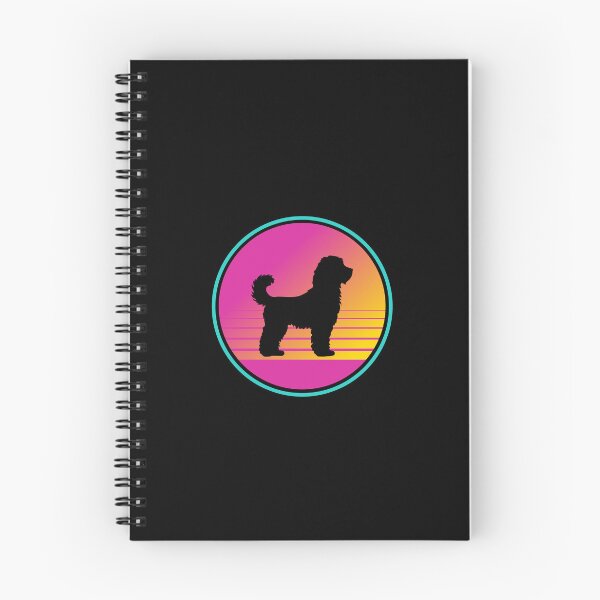 Item preview, Retro Summer Beach 80s Goldendoodle Groodle Gift  designed and sold by Guarddogdrive.
