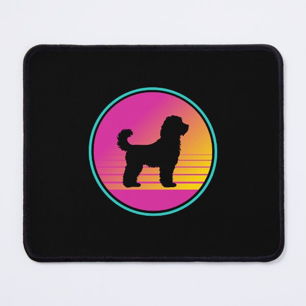 Item preview, Retro Summer Beach 80s Goldendoodle Groodle Gift designed and sold by Guarddogdrive.
