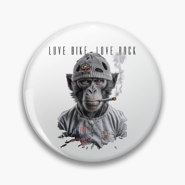 Artikelvorschau, Rock Primate Biker entworfen und verkauft von NickTaroDesign.