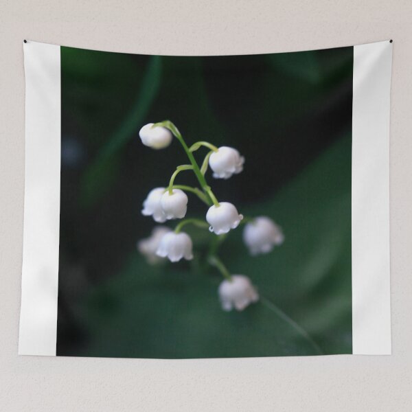 Item preview, White lily-of-the-valley on nature background designed and sold by olena2552.