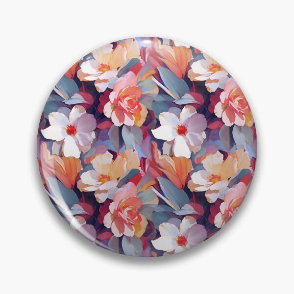 Item preview, Blossoms in Peach and Gray designed and sold by Dana Roper.