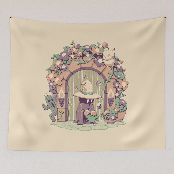Item preview, Fantasy Garden - Cute Geek Gamer Mage Flowers Gift designed and sold by EduEly.