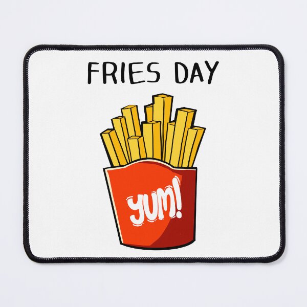 Item preview, Fries Day French Fries Fast Food Humorous Fries Day Gift Funny Design! designed and sold by Viran-Designs.