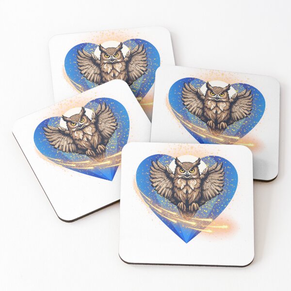 Item preview, Great Horned Owlet lovers designed and sold by Yeyishop.
