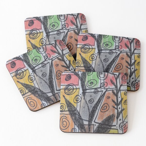 Item preview, Abstract garden view designed and sold by ArtbyColleen.