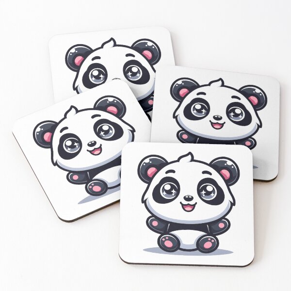 Item preview, Adorable Smiling Panda Sticker designed and sold by FantasyVillaArt.