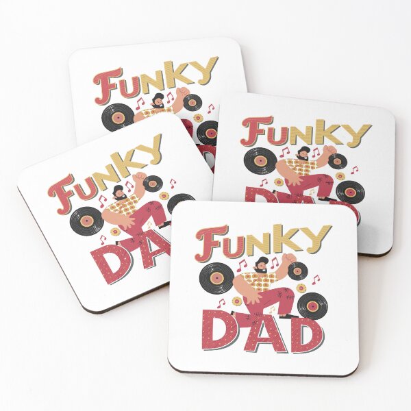 Item preview, Funky Dad Grooving - Playful Father's Day Illustration designed and sold by HahaHandlesHub.