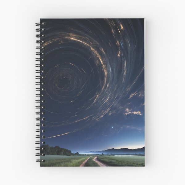 Item preview, Satellite trails crossing the night sky designed and sold by CreativPurpose.