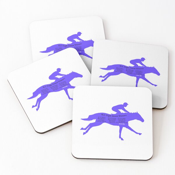 Item preview, Thirteen Triple Crown Winners in Horse Race Kentucky Derby, Preakness, Belmont  designed and sold by julyperson.