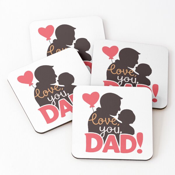 Item preview, Love You Dad! Father and Child Bond Art - Heartwarming Father's Day Design designed and sold by HahaHandlesHub.