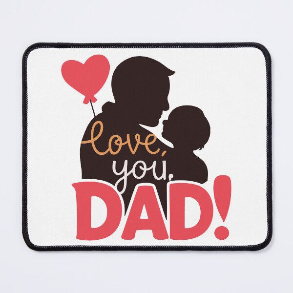 Item preview, Love You Dad! Father and Child Bond Art - Heartwarming Father's Day Design designed and sold by HahaHandlesHub.
