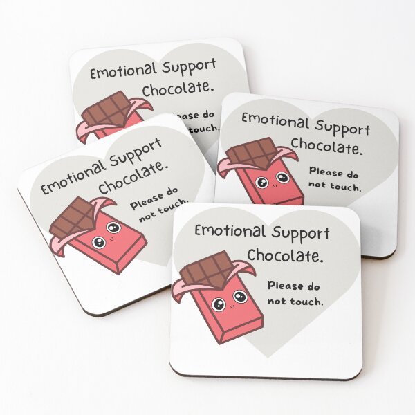 Item preview, Emotional Support Chocolate designed and sold by LemonHorse.