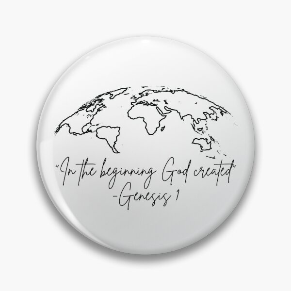 Item preview, In the beginning God Created - Genesis 1 designed and sold by MoveWithQuotes.