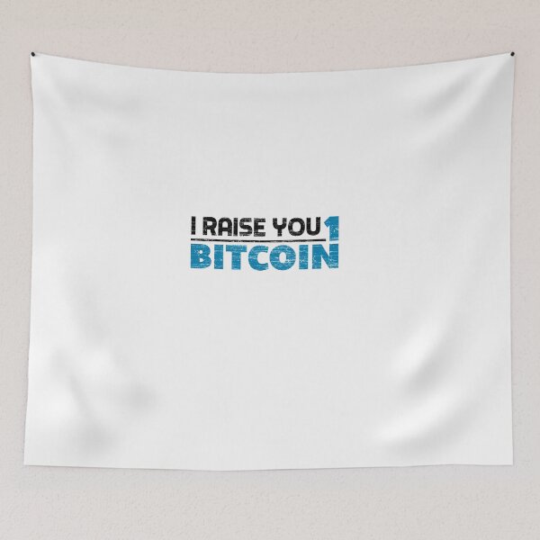Item preview, Bitcoin Poker Texas Holdem t-shirt- I Raise you one Bitcoin designed and sold by shirtkings.