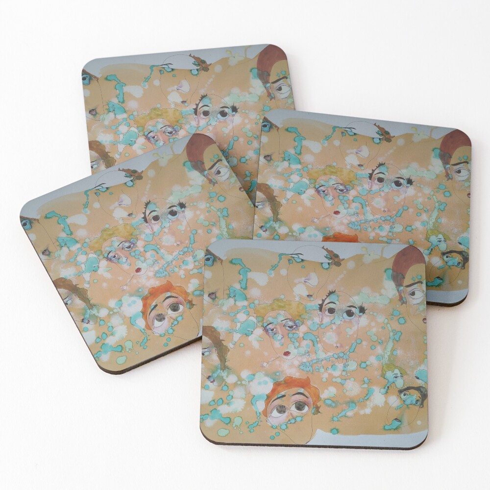 Item preview, Coasters (Set of 4) designed and sold by Rorschach68.