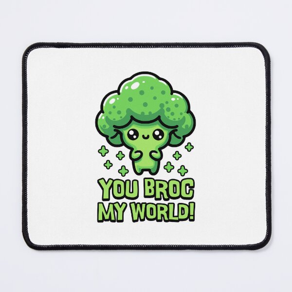Item preview, You Broc My World! Cute Broccoli Pun designed and sold by PMCreative.