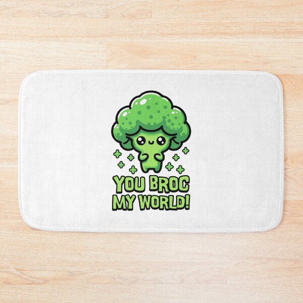 Item preview, You Broc My World! Cute Broccoli Pun designed and sold by PMCreative.