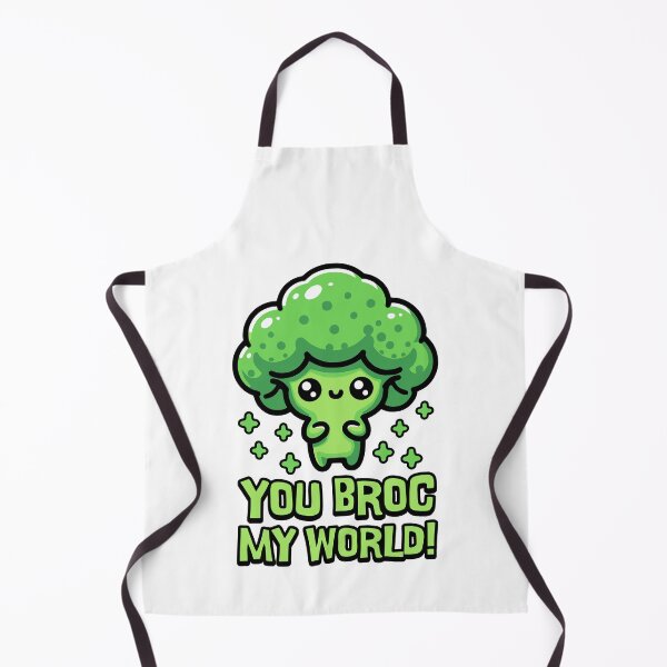 Item preview, You Broc My World! Cute Broccoli Pun designed and sold by PMCreative.