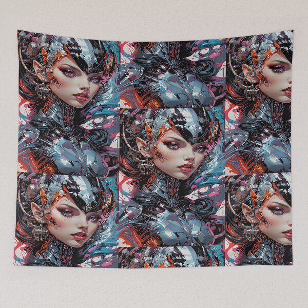 Item preview, A retro-futuristic radiant vampire designed and sold by cbishopbailey.