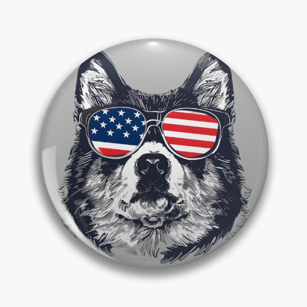 Item preview, American 4th July Dog #5 designed and sold by SayItWithYours.