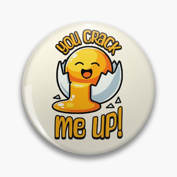 Item preview, You Crack Me Up! Cute Egg Pun designed and sold by PMCreative.