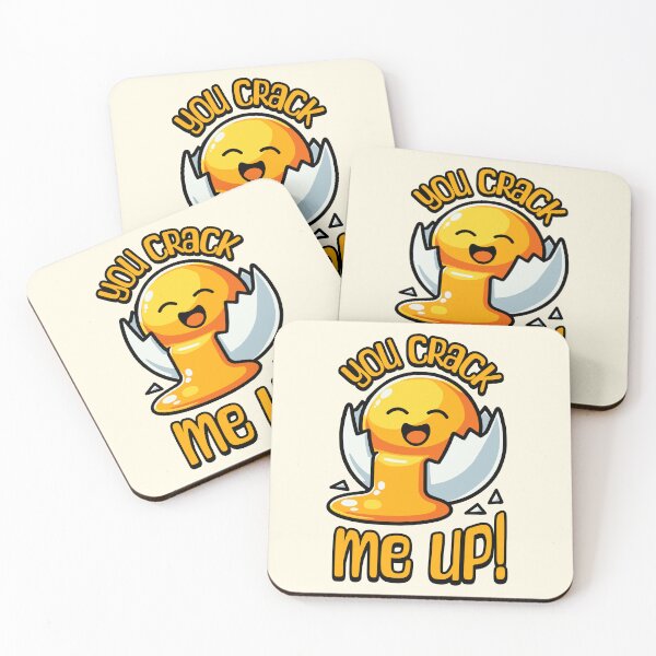 Item preview, You Crack Me Up! Cute Egg Pun designed and sold by PMCreative.