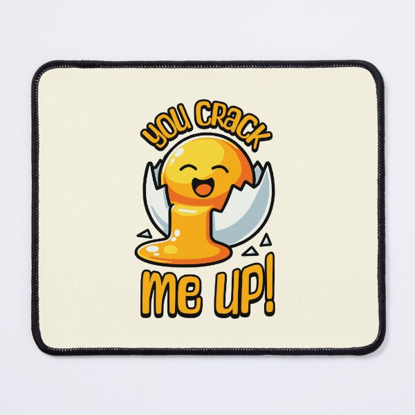 Item preview, You Crack Me Up! Cute Egg Pun designed and sold by PMCreative.