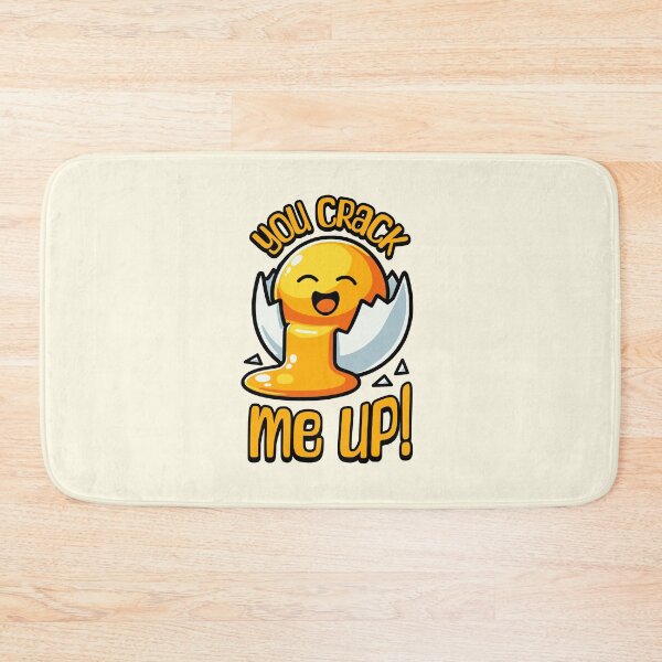 Item preview, You Crack Me Up! Cute Egg Pun designed and sold by PMCreative.