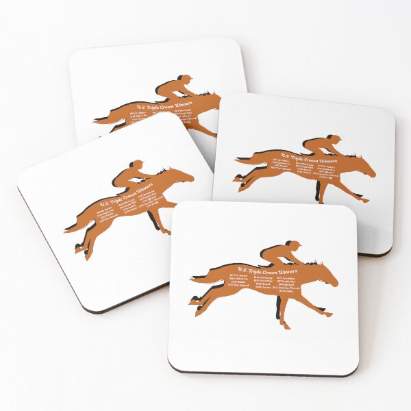 Item preview, Thirteen Triple Crown Winners in Horse Race Kentucky Derby, Preakness, Belmont  designed and sold by julyperson.