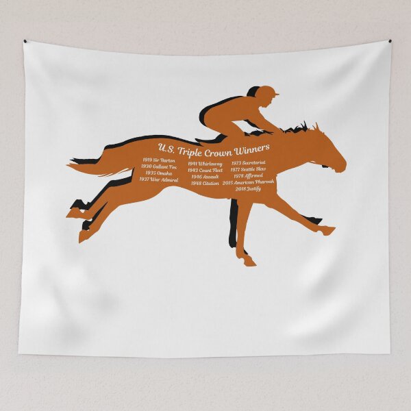 Item preview, Thirteen Triple Crown Winners in Horse Race Kentucky Derby, Preakness, Belmont  designed and sold by julyperson.