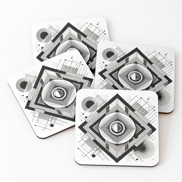 Item preview, Geometric Gaze: The Omniscient Eye designed and sold by karina360.