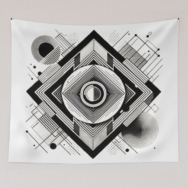 Item preview, Geometric Gaze: The Omniscient Eye designed and sold by karina360.