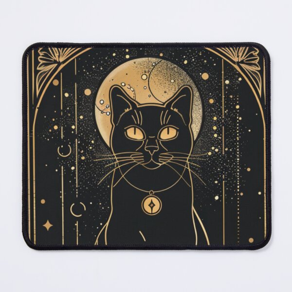 Item preview, Black cat tarot card designed and sold by FlawlessDraft.