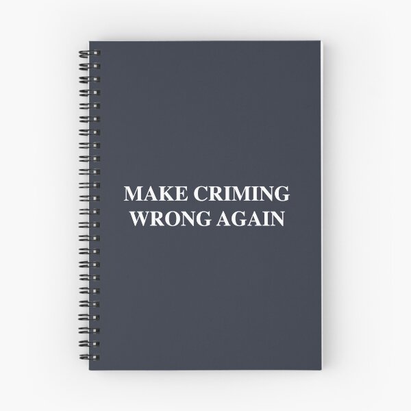 Item preview, Make Criming Wrong Again - Maga Parody designed and sold by Thelittlelord.