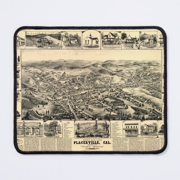 Artikelvorschau, Placerville, Kalifornien (1888) entworfen und verkauft von allhistory.