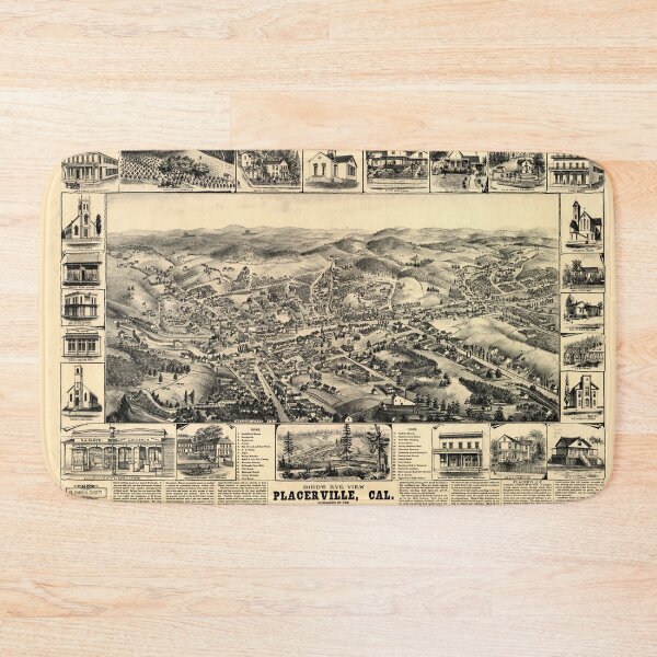Item preview, Placerville, California (1888) designed and sold by allhistory.