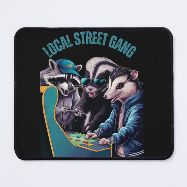Item preview, Arcade Local Street Gang Skunk, Raccoon, Possum designed and sold by AlienOccupation.