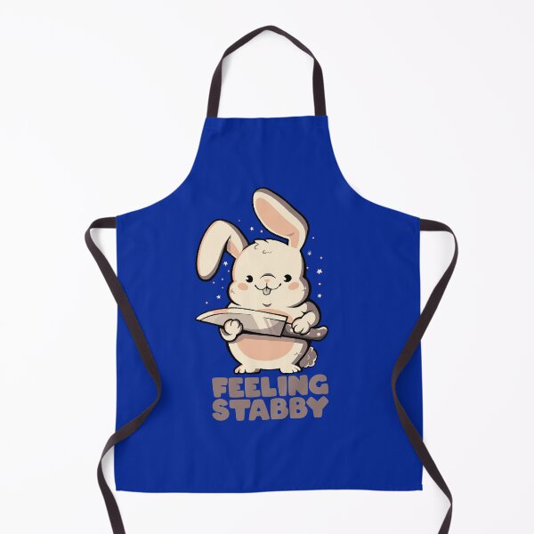 Item preview, Feeling Stabby - Funny Cute Sarcastic Rabbit Bunny Cute Knife Gift designed and sold by EduEly.