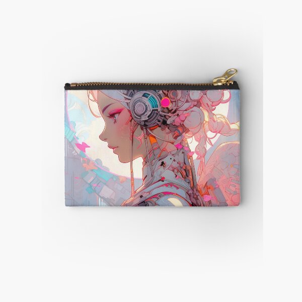 Item preview, Futuristic Cyberpunk Angel Anime Girl designed and sold by bubblegoth.