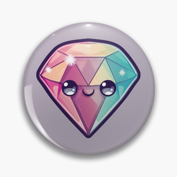Item preview, Cute Diamond on Purple Background designed and sold by SpoonToonCnt.