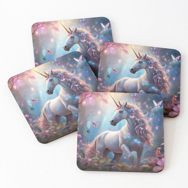 Item preview, The Enchanted Unicorn in the Forest designed and sold by T-shirtMill.