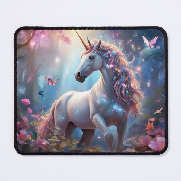 Item preview, The Enchanted Unicorn in the Forest designed and sold by T-shirtMill.