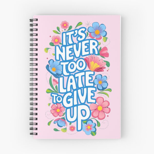 Item preview, It's never too late to give up - black humour designed and sold by Marciolini.