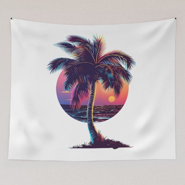 Item preview, Palm tree sunset designed and sold by Dpixelgalaxy.