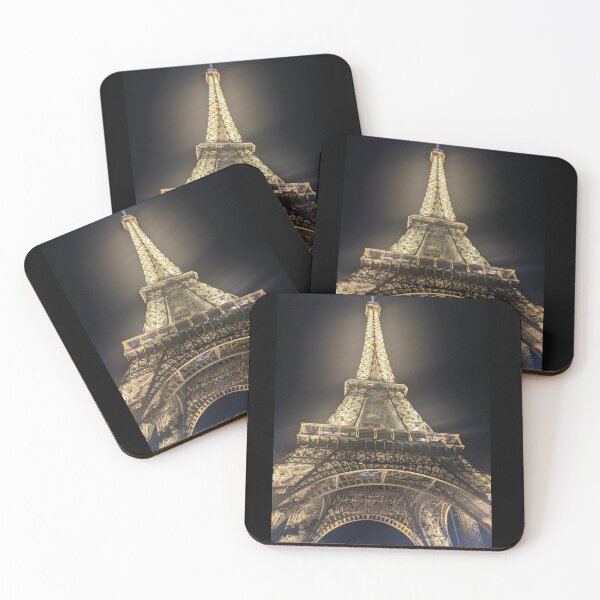 Item preview, Eiffel tower Paris night photography designed and sold by Nabthat.