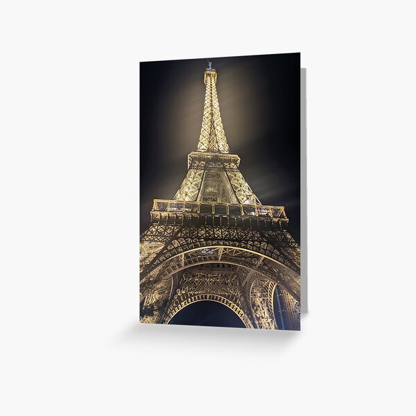 Item preview, Eiffel tower Paris night photography designed and sold by Nabthat.